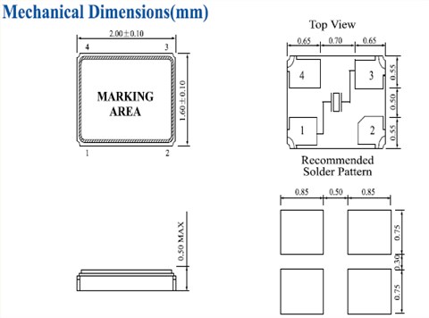 鴻星晶振,貼片晶振,E1SB晶振