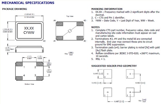 3225貼片晶振,貼片型無源諧振器,403晶振,403C11A32M00000晶振