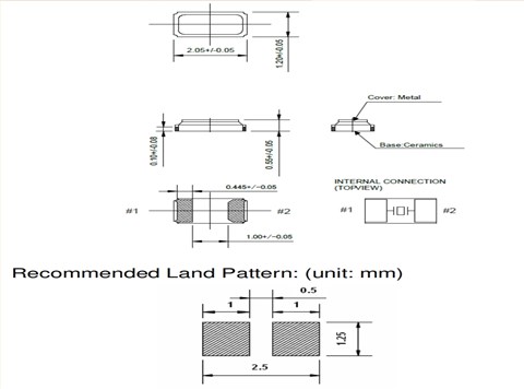 TZ2065A無源晶振,32.768K時鐘晶體,6G基站晶振,TST臺灣晶振