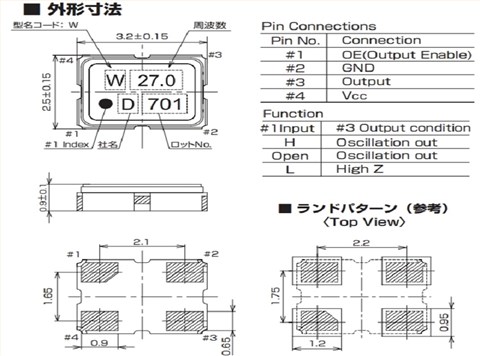 DSO321SW影像設備晶振,1XSE024000AW1,KDS低相位振蕩器