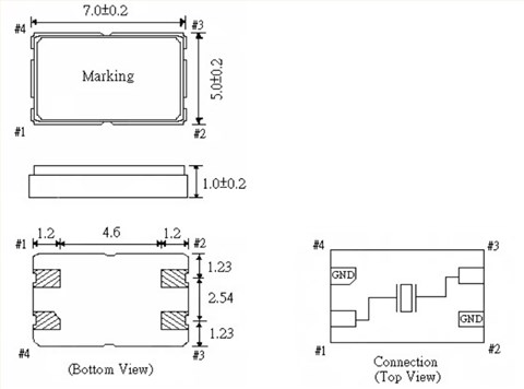 F7050A‐30‐50‐D‐S‐F‐36.000MHz,7050mm,36MHZ,FCD-Tech環保晶振
