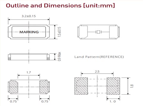 32.768KHz,XTL721-S999-429,XTL72,3215mm,Siward諧振器
