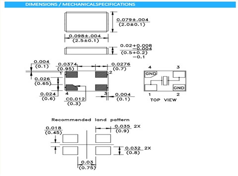 2520mm,ELM10-24.000MHz-16-R100-X-N15-T,24MHz,AEL無源晶振
