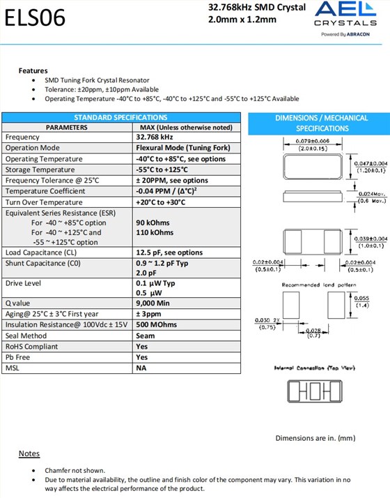 ELS06規格 ELS06規格