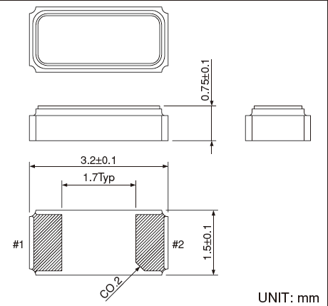 32.768K貼片晶振,3215石英晶體諧振器,SC-32S晶振