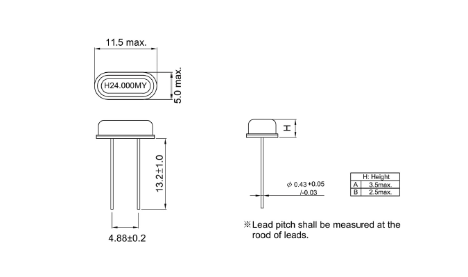插件型石英晶振,49S直插式晶,AT-49晶振
