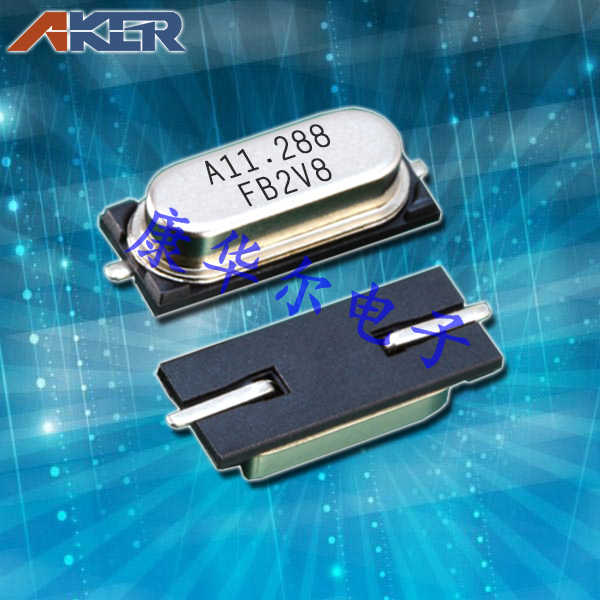 AKER晶振,高精密貼片晶振,49M音叉表晶
