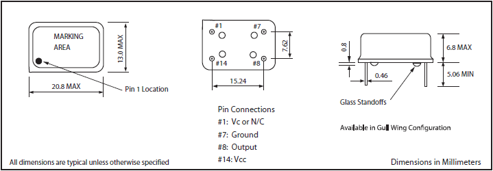 MTI-Milliren晶振,412晶振,歐美進口晶振
