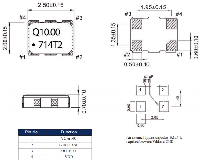 Q-Tech晶振,QTCT220晶振,QTCT2203S1T-10.000000晶振