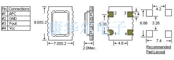 STD晶振,VTC79-5-12M800000晶振,歐美進口晶振
