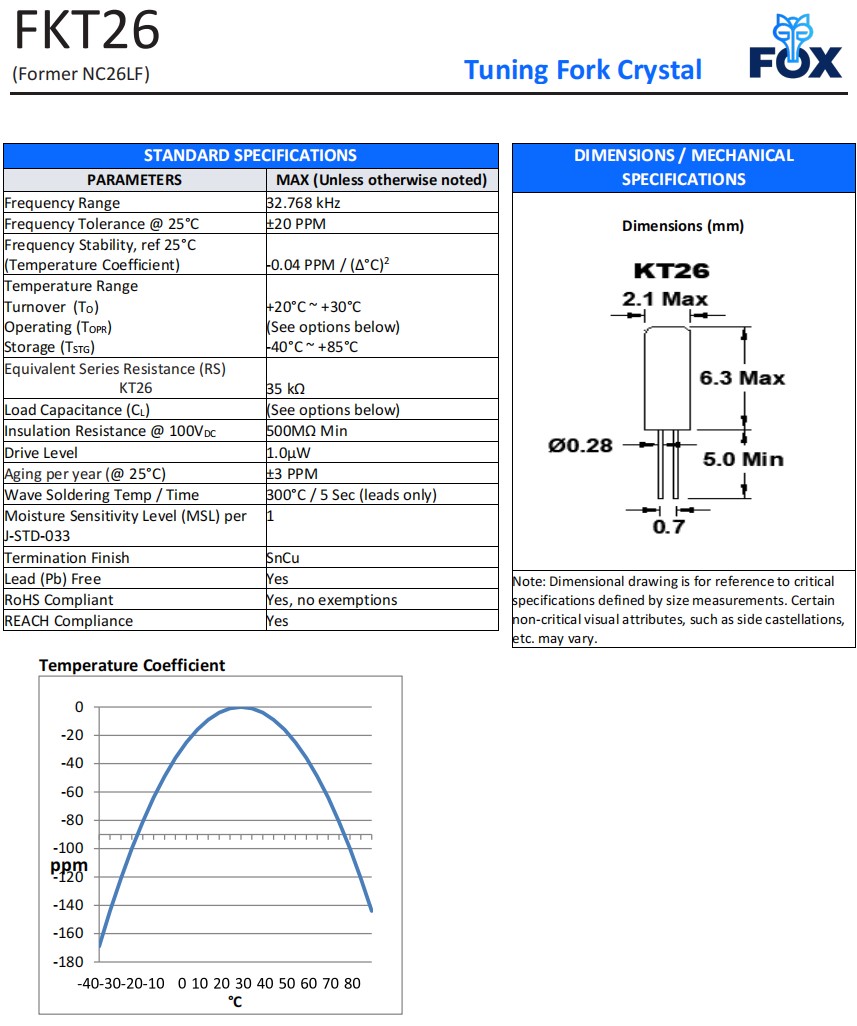 FKT26，NC26LF規格